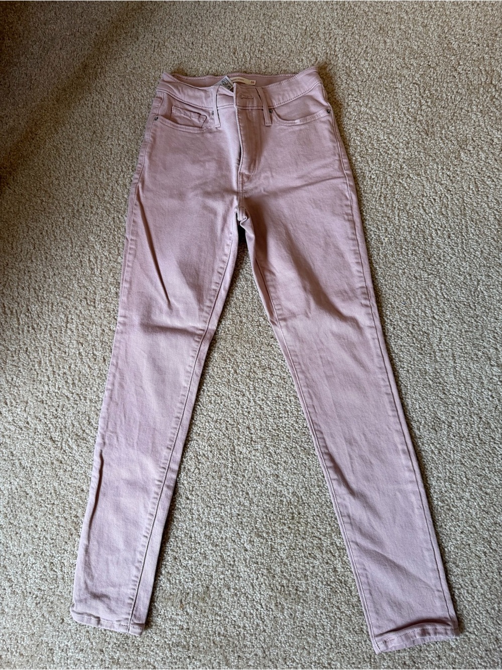 Levi's Women’s Light Pink Skinny Jeans